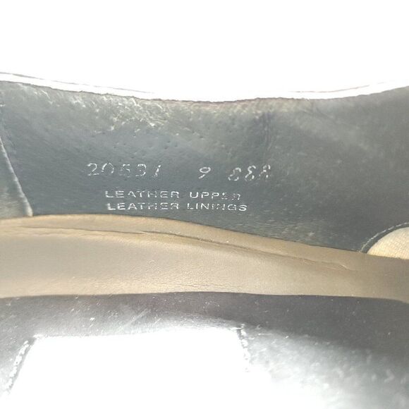 Bostonian Stockbridge Mens Cap Toe Oxfords Sz 9 EEE Extra Wide Black Dress Shoes - Picture 8 of 11